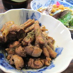 季節一品料理 藤原 - 穴子肝煮￥500