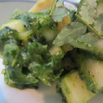 季節一品料理 藤原 - 山椒味噌たっぷり。