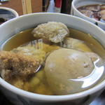 季節一品料理 藤原 - 勝藤花（蛸の頭）￥500（カウンターにある器の様子）