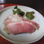 蕎麦 阿き津 - 塩麹鴨　￥１０００