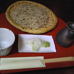 蕎麦 阿き津 - セイロの大盛り（￥９００、大盛りは￥１２００）