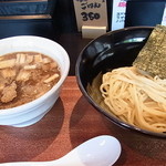 つけ麺屋しずく - 味玉つけ麺・醤油味・小(750円)