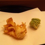 白マイタケとそら豆。