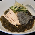 鶏そば・ラーメン Tonari - 生しらすともずくの冷やしあえそば1,100円
