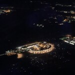 味処 やまきよ - 飛行機からの千歳空港(超ピンボケ)【参考画像】