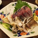 金町製麺 - 刺身盛