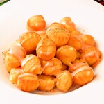 Fried gnocchi with mentaiko sauce