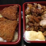 和 Dinning わだち - アジフライ弁当＆からあげ弁当