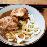 三野うどん いちふじ - 唐揚げカレーうどん（カレーうどん+からあげ）