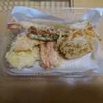 菜の華 - テイクアウト天ぷら 380円