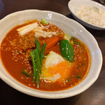 Nishi Tonden Doori Supu Kare Hompo - ・納豆キーマカレー（コク旨スープ）
                        辛さ８？