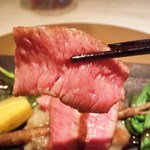 欧割烹 清水 - 噛めば噛むほど、本当の肉の旨みが溢れ出してきます