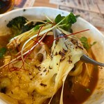 Soup curry tom tom kikir - チーズびよん〜