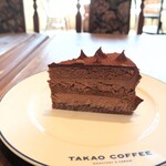 タカオ コーヒー - チョコレートケーキ700円