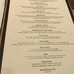 Rossini's - メニュー