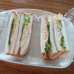 サイサイカフェ - モーニングセット（ミックスサンド２個）