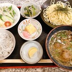 旬菜 みつ - 牛すじの山椒つけ麺