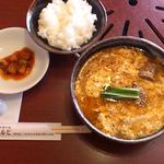 炭火焼肉カルビ - カルビラーメン定食