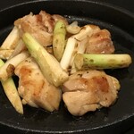 Rakka Sei - 鉄板焼き鶏の「ねぎま」ですよ！