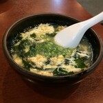 紅梅園 - R.1.9.7.昼 ワカ玉スープ 350円税別