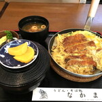 うどんそば処なかま - カツ玉定食