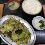 田中食堂 - 野菜炒め定食