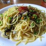 けや木 - 別な日の高菜和風スパゲティ