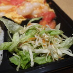 シャンニーカフェ - エビ、トマト、玉子の塩炒め