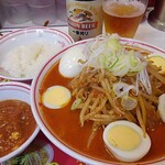 Moukotammennakamoto - 【丼比較用】過去の味噌卵麺野菜大盛り写真(2020年2月に撮ったものなので.3ヶ月位前)
                この味噌卵麺マジで美味しかったな～｡:+((*´艸`))+:｡
