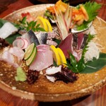 旬彩きっちんかつら - 刺し盛り