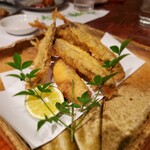 旬彩きっちんかつら - 子あゆ天ぷら