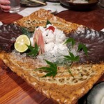 旬彩きっちんかつら - ハモ落とし梅肉で