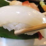 Sushi Sanraku - ランチ寿司上　いか　【　２０１２年５月　】