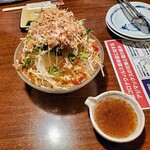 Toriya Kibei - 大根サラダ、スゲー量で次も食べますね