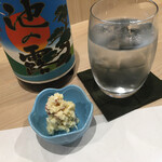 Kumamoto Basashi Maaru - 馬薫製入りポテサラ　と　熊本焼酎