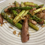 ごはんばー - アスパラベーコン