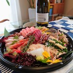 割烹 勘べえ - お刺身の盛り合わせ（テイクアウト）