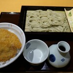 越後長岡 小嶋屋 - （2020/3月）へぎそばとたれかつ丼（小）