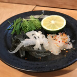 越中屋  - かれいの皮ぽん酢