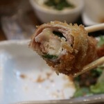 プロレス居酒屋　がむしゃら - 手が込んでることがわかる断面図