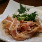 プロレス居酒屋　がむしゃら - ミミガーポン酢（490円）