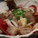 プロレス居酒屋　がむしゃら - ドキドキ風肉うどん（650円）