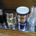 麺屋鼎 - 卓上調味料[令和２年５月14日(木)]