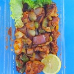 ロイヤルグリーン レストランアンドバー - デヴィルチキン(上から)