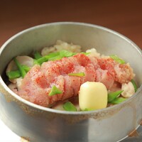 【女性にも大人気】明太子バター釜めし