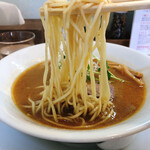 麺工房 やびな - 半平打細麺