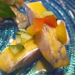 RISTORANTE To the Door - 前菜の太刀魚をアップで