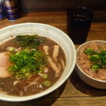 麺や 幸村 - ランチB（魚介しょうゆ＋チャーシュー丼）