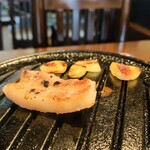 Purukogi Shokudou Fukumimi - 肉と一緒に大蒜も焼いてみました...