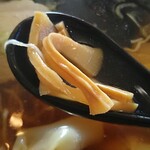 そば処 久楽 - メンマはコリコリ♪